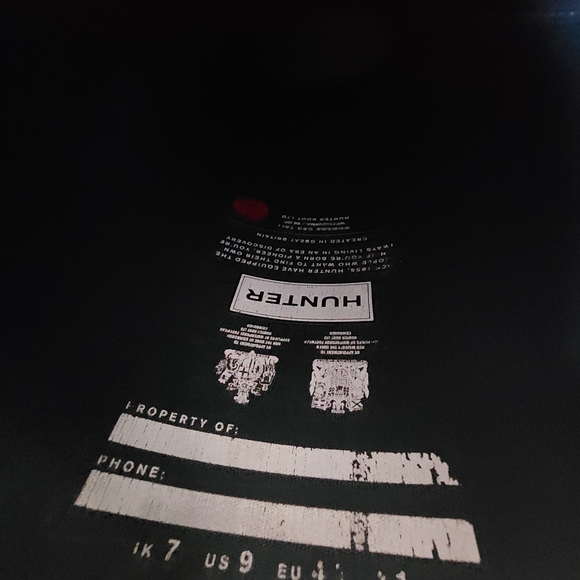 Hunter Green Tall Rain Boots - Picture 7 of 8